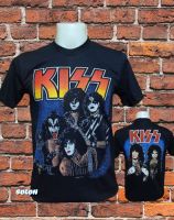 เสื้อวง KISS วงร็อค ไม่มีตะเข็บข้าง คอฟิต ป้ายUS เสื้อวินเทจ เสื้อทัวร์ วงร็อคต่างประเทศ