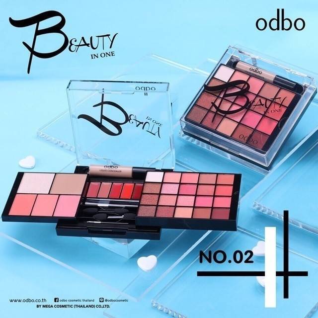 อายชาโดว์-โอดีบีโอ-odbo-บิวตี้-อินวัน-od1006-พาเลทที่รวบรวม-ความสวยระดับมือโปรครบสูตร