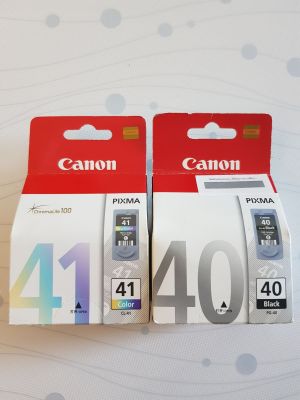 Canon 40-41 ดำ+สี แพ็คคู่ ของแท้ใหม่ 100%