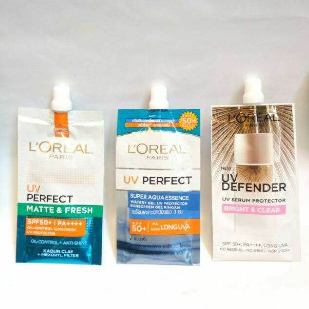 Loreal UV Perfect Matte & Fresh / Aqua Essence / UV Defender/ L'oreal