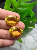 Lab glass 15x20mm 2 pieces 35 carats