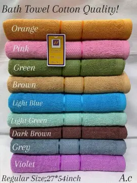 plain cannon bath towel (70x140cm)assorted color