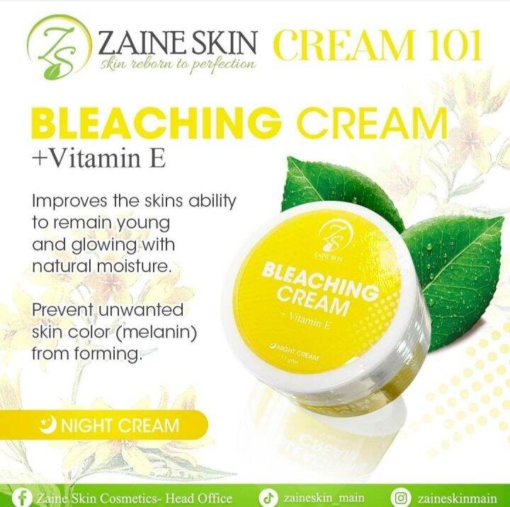 Zaine Skin Bleaching Creme with Vitamin E 15ml Lazada PH