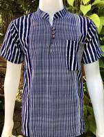 เสื้อคอจีนพิมลาย ผู้ชาย