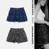 SUNNYEXPRESS101 - SUNNY CARGO DENIM SHORTS กางเกงยีนส์ขาสั้น