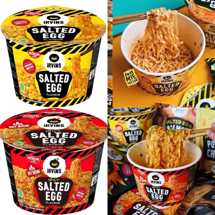 NISSIN X IRVINS SALTED EGG INSTANT NOODLE BOWL | Lazada PH