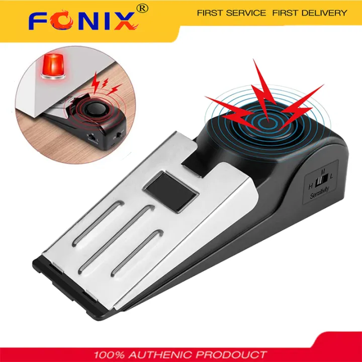 FONIX Door Stop Alarm, Door Stopper with 120DB Security Alarm, Anti