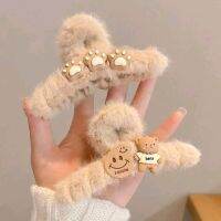 กิ๊ฟหนีบผมขนน้ำตาล