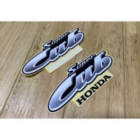 สติ๊กเกอร์ติดฝาครอบท้าย super cub Honda (แท้จากศูนย์)