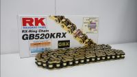 โซ่ RK KRX-Ring 520 สีทองสลับดำ 120 ข้อ ของแท้100%