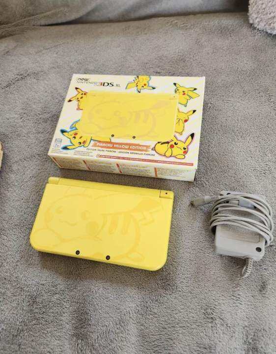 Nintendo New 3DS XL Pokemon Pikachu Yellow Edition Lazada PH