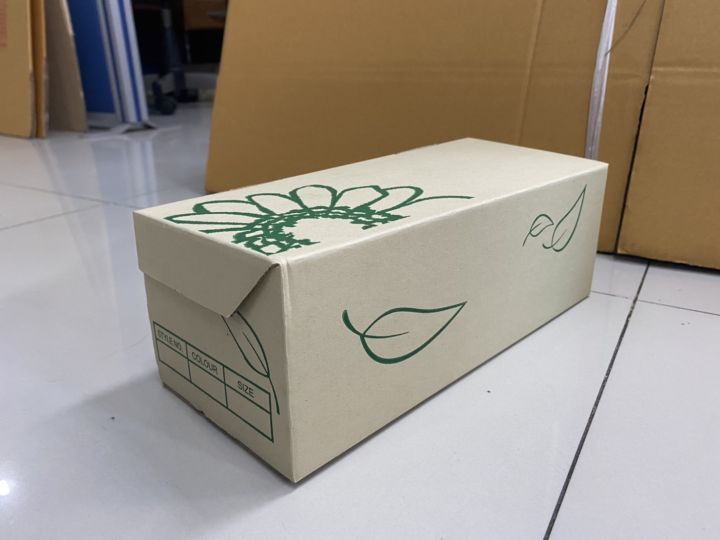กล่องรองเท้ากระดาษ-ขนาด-11x27x9-cm-แพ็ค20ใบ-กล่องเก็บของ-กล่องจัดระเบียบ-ok-shopping
