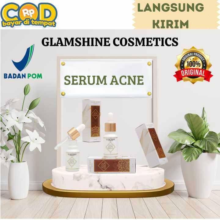 Serum Acne Premium Glamshine Skincare Original Untuk Jerawat dan
