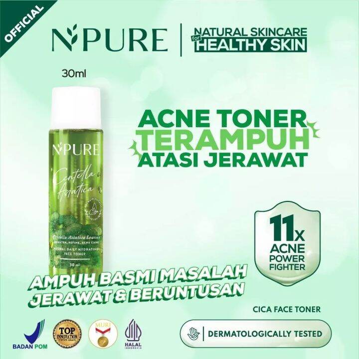 NPURE FACE TONER CENTELLA ASIATICA (CICA SERIES) Lazada Indonesia