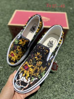 Vans Classic Slip On Beauty Skull (size36-44)