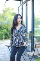 เสื้อเชิ้ต ZARA Zebra Print Shirt