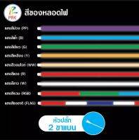 หลอดไฟยาว LED มีลายสี