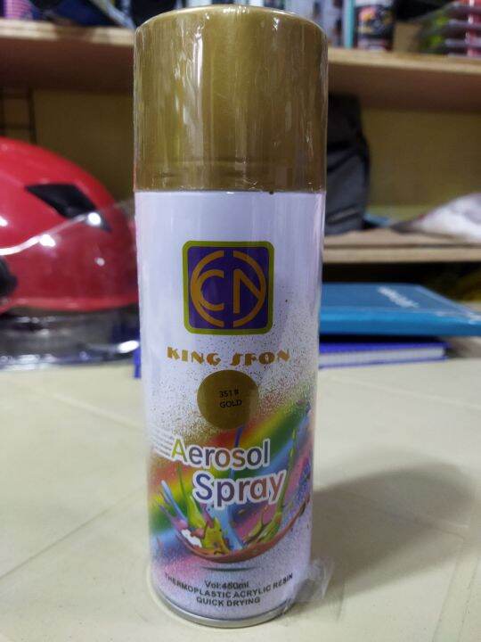 King Sfon Aerosol Spray Gold 450mL Lazada PH