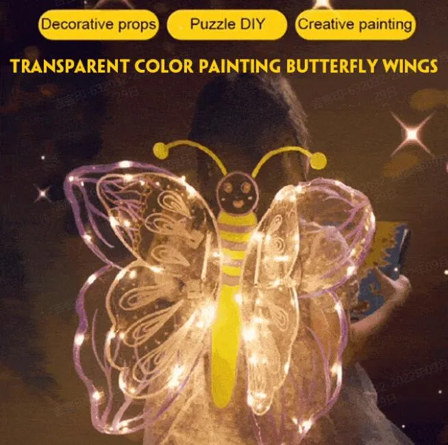 ECOOL DIY painting wearable fairy wings Lazada