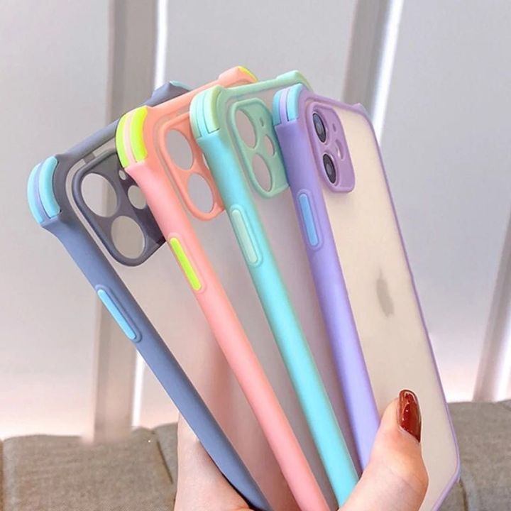 พร้อมส่งในไทย-9สี-เคสขอบนิ่มหลังแข็งขุ่นคลุมกล้อง-for-iphone-6-iphone-6plus-iphone-7-iphone-8-iphone-7plus-iphone-8plus-iphone-se-2020-iphone-x-xs-iphone-xr-iphone-xsmax-iphone