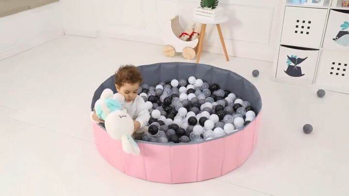 1.2M Kids Ball Pit Foldable Balls Pool for Toddlers Playpen for Baby ...