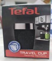 แก้วสแตนเลส พร้อมฝา tefal travel cup สีดำ ขนาด 200 มล.