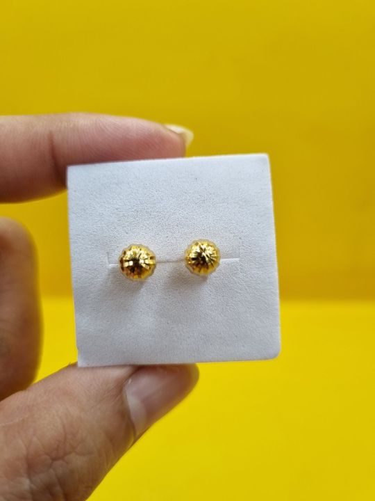 10k Gold Ball Stud Earring | Lazada PH