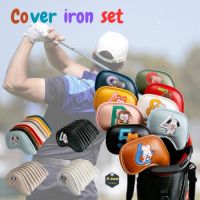 ปลอกครอบไม้กอล์ฟชุดเหล็กลายการ์ตูน cover iron set