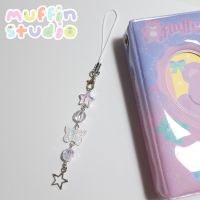 Star star collection Keychain พวงกุญแจ​ลูกปัด​ สาย​ห้อย​โทรศัพท์​ Y2K รุ่นดาว