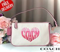 กระเป๋าถือ COACH Nolita 19 With Stripe Heart Motif CA797 ออก Shop USA รับประกันของแท้ 100%