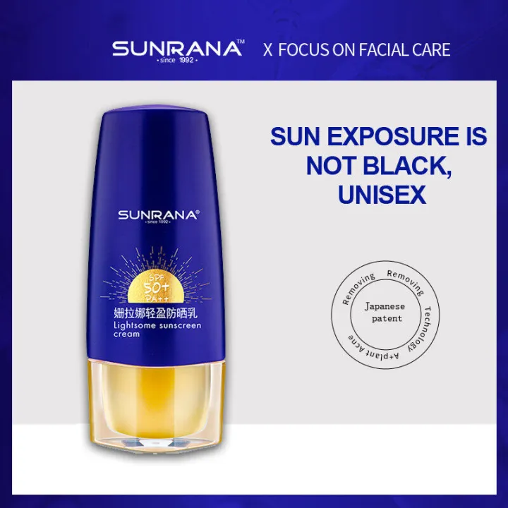 Sunscreen Cream SPF50+PA++ Moisturizing Skin Protect Sunblock Face Care