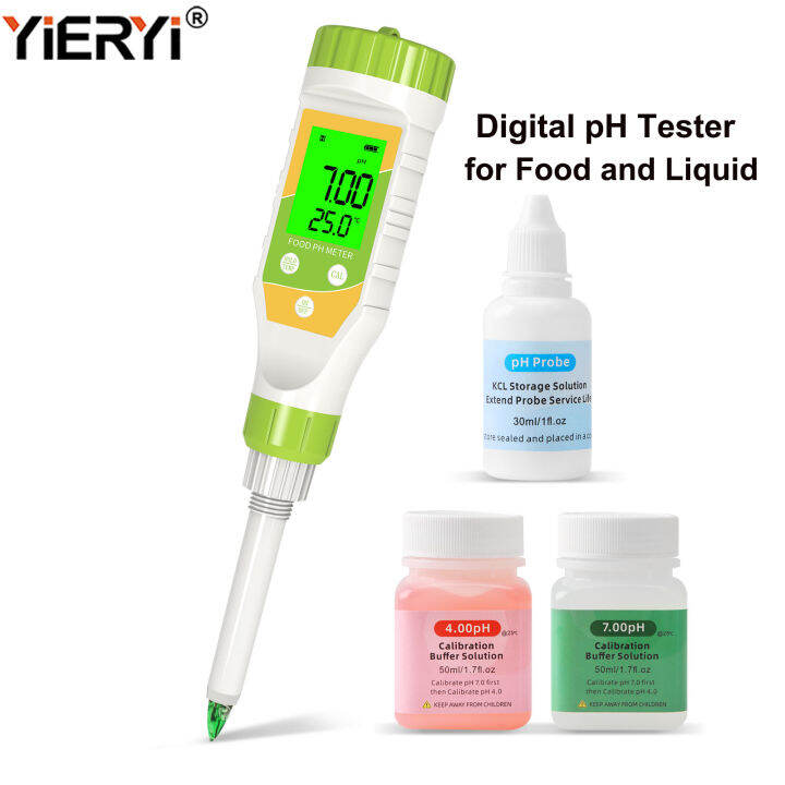 yieryi Food pH Meter, Digital pH Tester for Food, Grain, Bread Meat