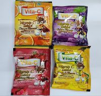 Vita-C ผลิตภัณฑ์เสริมอาหาร มีvitaminC ซองบรรจุ 30 เม็ด รสผลไม้ไม้ต่างๆ