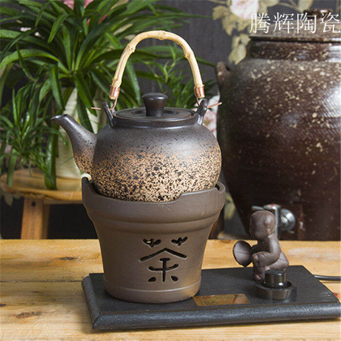 Ceramic Electric Kettle Tea Set Hand Wash Tea Cooker Black Tea Purple Sand Kung Fu Tea Brazier