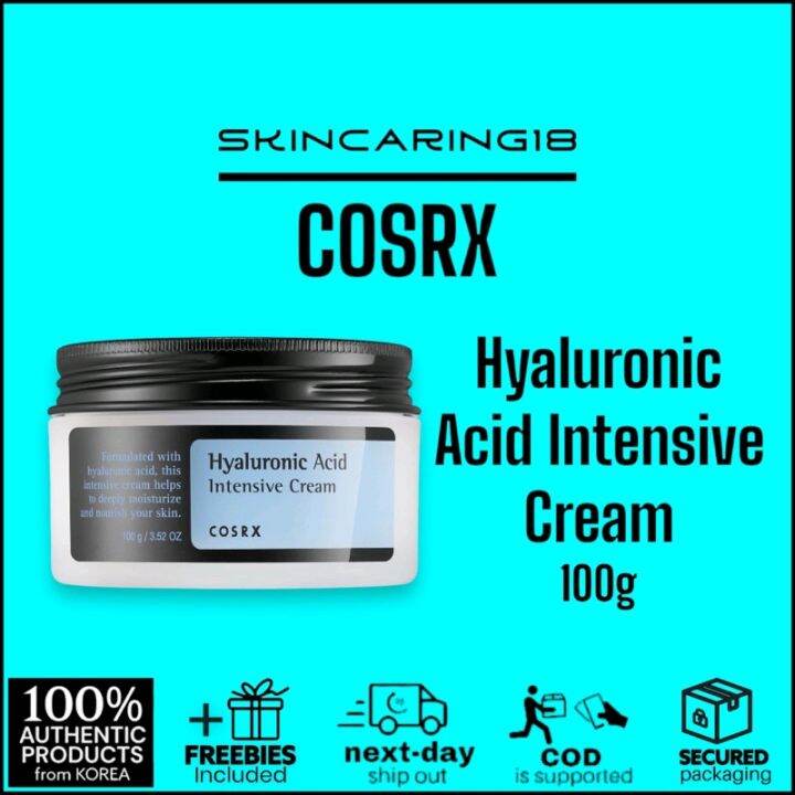 COSRX Hyaluronic Acid Intensive Cream 100g by SkinCaring18 Lazada PH