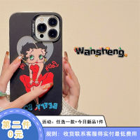 เคสโทรศัพท์มือถือลายภาพสีน้ำมันลายการ์ตูนอะนิเมะสำหรับสาวๆสไตล์สาวแซ่บสุดเท่สำหรับ iphone15promax iPhone 14เคสซิลิโคนสองชั้นกันตกไอเดียสร้างสรรค์แบบใหม่สำหรับผู้หญิง15pro 12 13PM