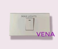 VENA​ ชุด​สวิตช์​ รุ่นใหม่ พร้อม​ หน้ากาก​ 1 ช่อง และ​ บล๊อกลอย​ 2×4