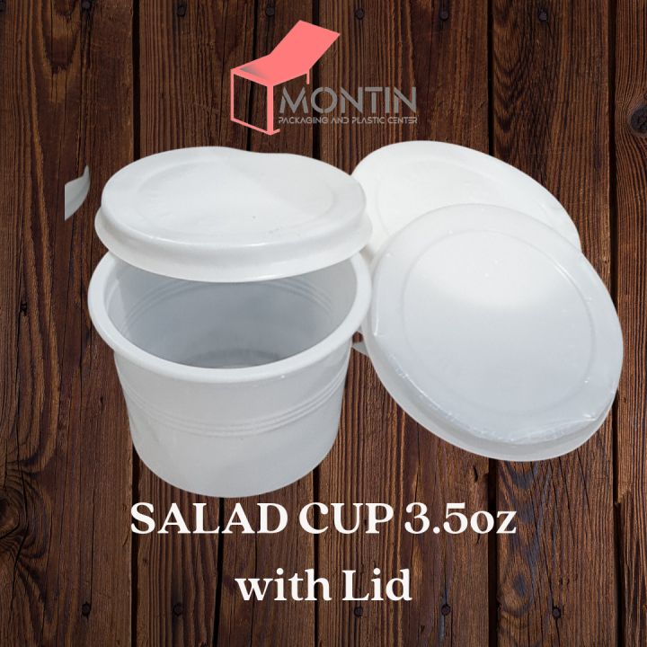 Salad cup with lid 3.5oz (50pcs per pack)