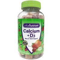 VITAFUSION Calcium + D3 25mcg bone &amp; teeth support 100 Gummies