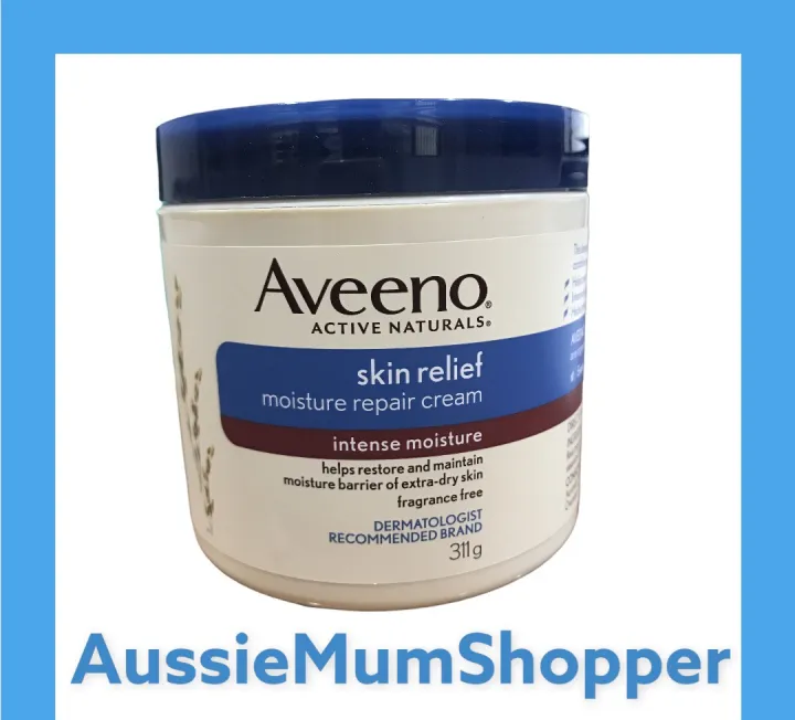 Aveeno Skin Relief Moisture Repair Cream Intense Moisture 311g Lazada Ph