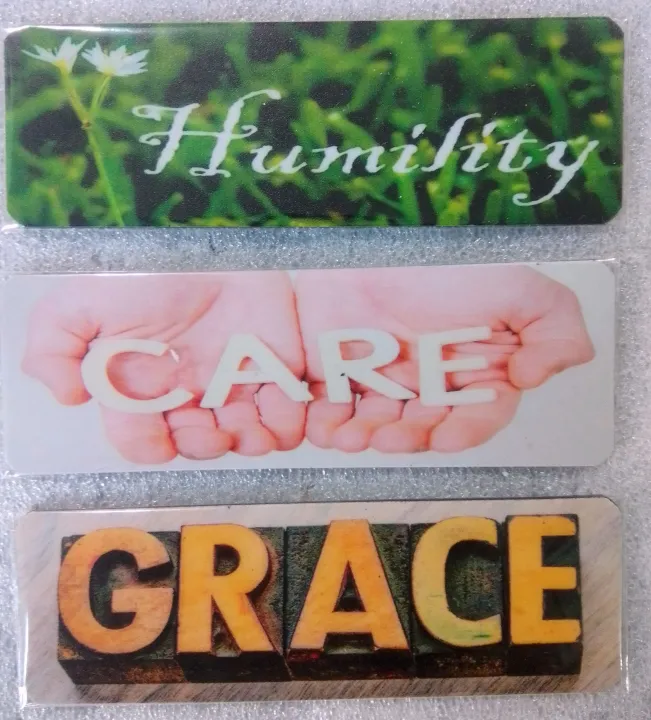 Humility Magnet Ref Magnet - Love, Hope, Faith, Believe, Patience, Humility, Humble ...