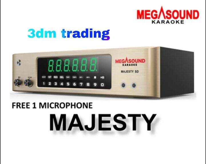 8500MEGASOUND MAJESTY SMART SD KARAOKE 128GB with FREE MICROPHONE ...