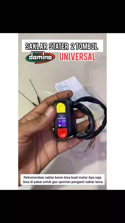 Saklar Stater Stop on / off Engine motor 2 tombol on/off + stater ...