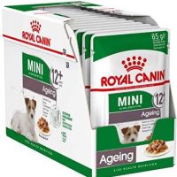 Royal Canin Mini Adult12+ gravy 85g (1*12)(ยกกล่อง)