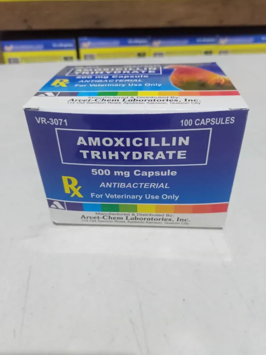 Amox 500 antibacterial 100 capsules | Lazada PH