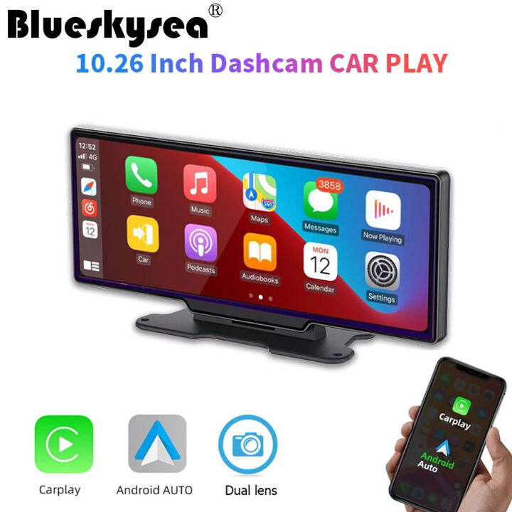 Blueskysea 7 Inch CarPlay Portable Car MP5 Host Car Desktop Monitor CarPlay Mobile Phone
