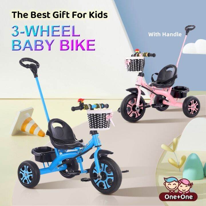 Bike for Kids 2 Modes Bike for Baby Trolley 3 Wheels Bike Stroller ...