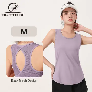  ICTIVE Workout Tank Tops for Women Yoga Tops for Women Loose fit  Backless Muscle Tank Racerback Tank Tops Summer Gym Tops for Women Running  Tank Tops Workout Tops for Women Apricot