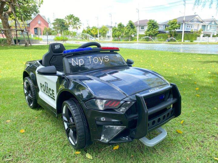 toykidsshop-รถแบตเตอรี่เด็กนั่ง-รถแบตเตอรี่เด็กทรงpoliceคันใหญ่2มอเตอร์