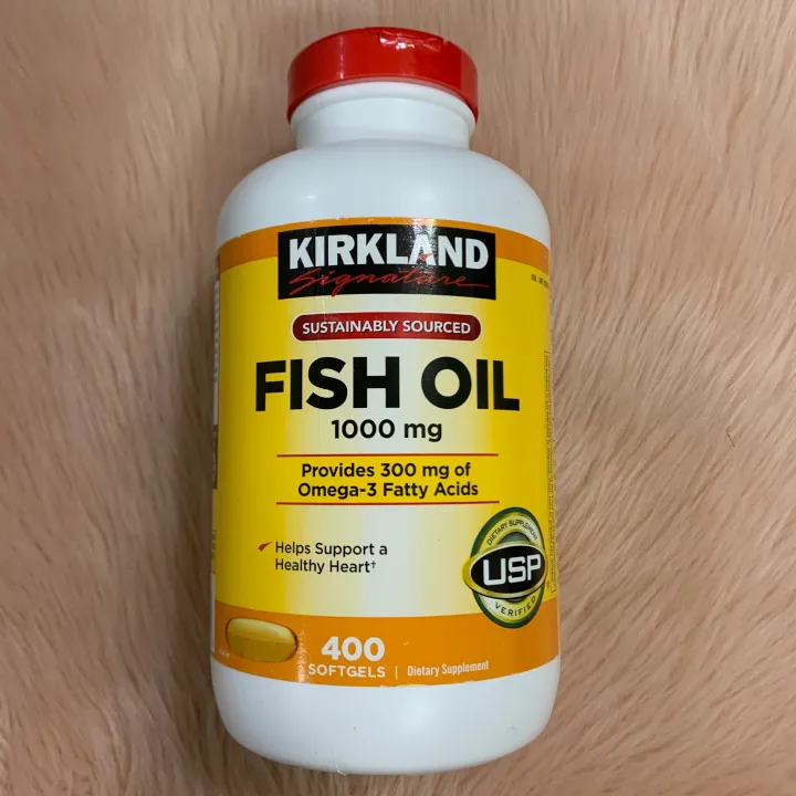 Kirkland Fish Oil 1000mg 400softgels Expiry Dec 2023 Lazada PH